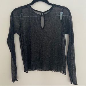 Sparkle Mesh Top